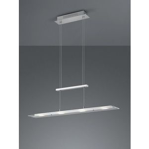 Lustra Milos, RL, 80x12x170 cm, 5W, 1x SMD, metal, nichel mat imagine