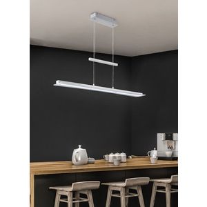 Lustra Smash, RL, 100x12x150 cm, 18W, 1x SMD, metal, nichel mat imagine