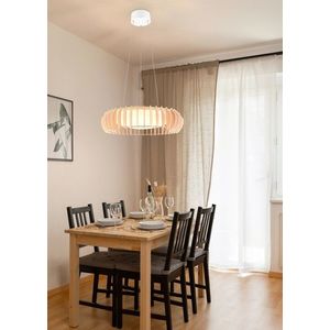 Lustra Monte, RL, 60x150 cm, 40W, 1x SMD, plastic, alb/natur imagine