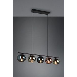 Lustra Sheldon, RL, 83x13x150 cm, 10W, 5x E14, metal, multicolor imagine