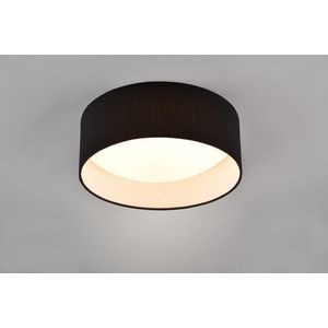 Plafoniera Locarno, RL, 30x11 cm, 12W, 1x SMD, textil, negru imagine