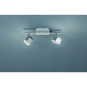 Plafoniera Roubaix, RL, 34x9x14.5 cm, 3.5W, 2x SMD, metal, nichel mat imagine
