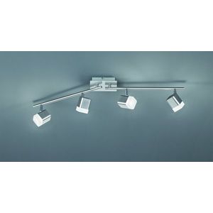 Plafoniera Roubaix, RL, 78x9x14.5 cm, 3.5W, 4x SMD, metal, nichel mat imagine