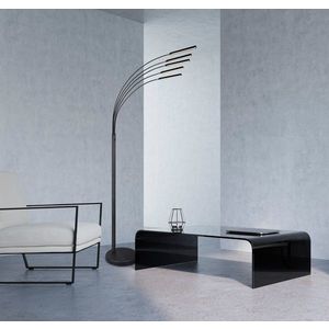 Lampadar Reed, RL, 30.5x195.5 cm, 3.5W, 5x SMD, metal, negru mat imagine