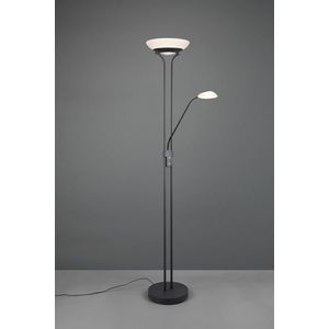 Lampadar Orson, RL, 32.5x180 cm, 28W / 6W, 2x SMD, metal, negru mat imagine