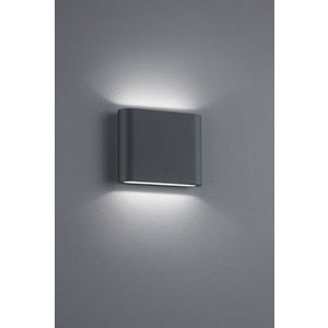 Aplica de perete pentru exterior Thames II, TRIO, 11.5x9 cm, 2.5W, 1x SMD, aluminiu, antracit imagine