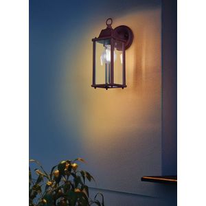 Lampa de gradina Olona, TRIO, 11.5x29.5 cm, 40W, 1x E27, aluminiu, ruginiu imagine