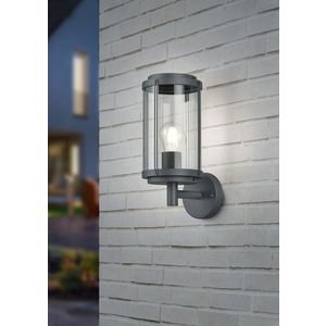 Lampa de gradina Tanaro, TRIO, 14.5x32.5 cm, 40W, 1x E27, aluminiu, antracit imagine
