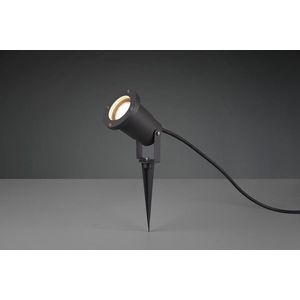 Lampadar de exterior Ubangi, TRIO, 9.2x11x27.2 cm, 10W, 1x GU10, aluminiu, antracit imagine