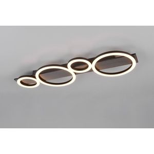 Plafoniera Lumos, RL, 72x23x5.8 cm, 26.5W, 1x SMD, metal, argintiu/alb imagine