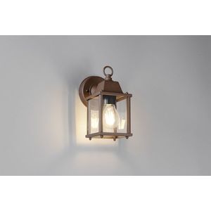 Lampa de gradina Mirande, TRIO, 11.5x14.5x22.5 cm, 40W, 1x E27, aluminiu, ruginiu imagine