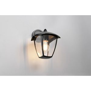 Lampa de gradina Venta, TRIO, 20x17x24 cm, 10W, 1x E27, aluminiu, negru mat imagine