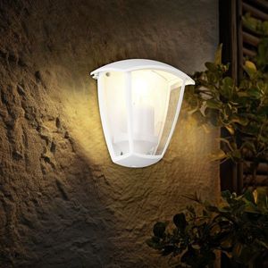 Lampa de gradina Venta, TRIO, 18x13x20 cm, 10W, 1x E27, aluminiu, alb mat imagine
