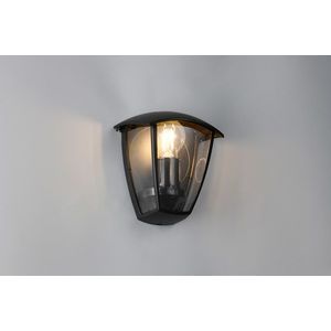 Lampa de gradina Venta, TRIO, 18x13x20 cm, 10W, 1x E27, aluminiu, negru mat imagine
