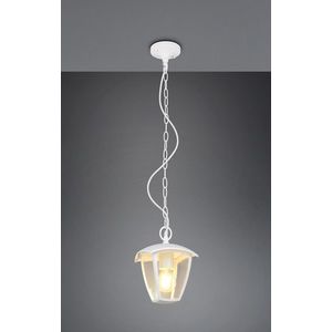 Lampa de gradina Venta, TRIO, 17x17x82 cm, 10W, 1x E27, aluminiu, alb mat imagine