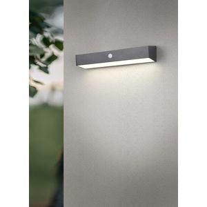 Aplica de perete pentru exterior Silves, RL, 30.3x9.5x6 cm, 6W, 1x SMD, plastic, negru imagine
