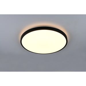 Plafoniera Slope, RL, 49x7.5 cm, 34W, 1x SMD, plastic, negru mat imagine