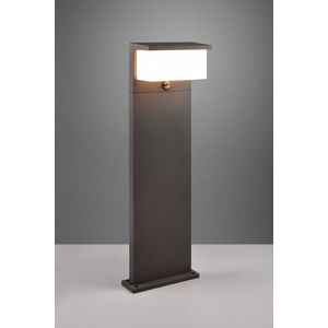 Lampadar de exterior cu senzor Nestos, TRIO, 26x80 cm, 13W, 1x SMD, aluminiu, antracit imagine