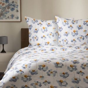 Lenjerie de pat dubla Reita, Homla, 3 piese, 160x200 cm, microfibra din poliester, multicolor imagine