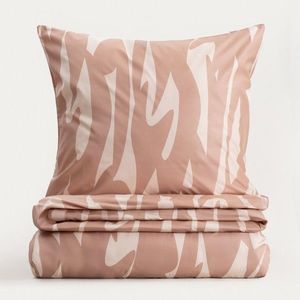 Lenjerie de pat King Size, Taro, Homla, 200x220 cm, 3 piese, microfibra din poliester, bej imagine