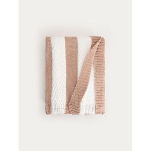 Patura Rudens, Homla, 130x170 cm, poliester, bej/alb imagine