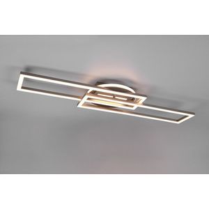 Plafoniera Twister, RL, 90.5x24.5x8.5 cm, 30W, 1x SMD, metal, nichel mat imagine