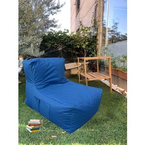 Fotoliu puf Bean Bag, Atelier del Sofa, 535PFT1201, Poliester, Albastru imagine