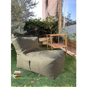 Fotoliu puf Bean Bag, Atelier del Sofa, 535PFT1198, Poliester, Bej imagine