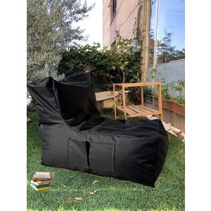 Fotoliu puf Bean Bag, Atelier del Sofa, 535PFT1205, Poliester, Negru imagine