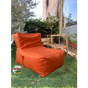 Fotoliu puf Bean Bag, Atelier del Sofa, 535PFT1206, Poliester, Portocaliu imagine