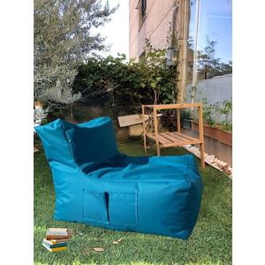 Fotoliu puf Bean Bag, Atelier del Sofa, 535PFT1207, Poliester, Turcoaz imagine