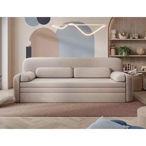 Canapea extensibila 2 locuri ELTAP, Elioss, 236x89x87 cm, lemn/poliester, bej imagine