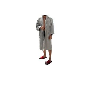 Halat de baie Terry, ET 2000 IMPEX, S/M, bumbac, gri imagine