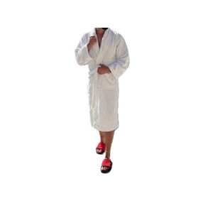 Halat de baie Terry, ET 2000 IMPEX, L/XL, bumbac, alb imagine