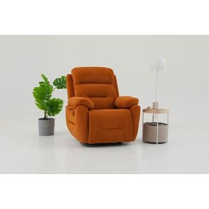 Fotoliu cu recliner, Atelier del Sofa, 752EST1507, Lemn de carpen;PAL, Caramiziu imagine