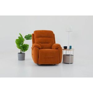 Fotoliu cu recliner, Atelier del Sofa, 752EST1504, Lemn de carpen;PAL, Caramiziu imagine
