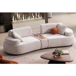 Set mobilier living, Atelier del Sofa, 752EST2101, Lemn de carpen;PAL, Crem imagine