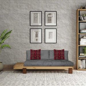 Șezlong, Atelier del Sofa, 135PLT1110, Lemn , Natural / Gri imagine