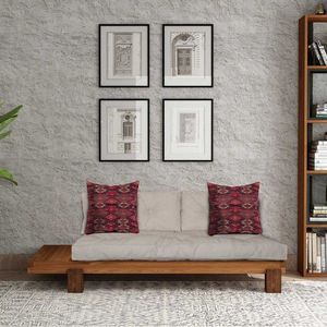 Șezlong, Atelier del Sofa, 135PLT1114, Lemn , Tec / Bej imagine