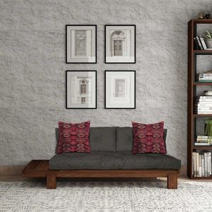 Șezlong, Atelier del Sofa, 135PLT1101, Lemn , Nuc / Antracit imagine