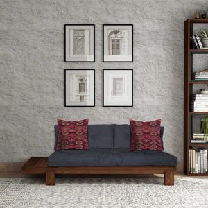 Șezlong, Atelier del Sofa, 135PLT1106, Lemn , Nuc / Bleumarin imagine