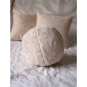 Perna, Pelus Top, 25x25x25 cm, 75% RECYCLED POLYESTER/25% POLYESTER, Bej imagine