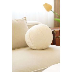 Perna, Pelus Top, 25x25x25 cm, 75% RECYCLED POLYESTER/25% POLYESTER, Crem imagine