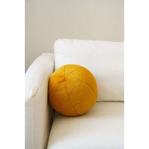 Perna, Pelus Top, 25x25x25 cm, 75% RECYCLED POLYESTER/25% POLYESTER, Galben mustar imagine