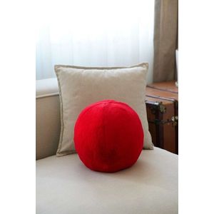 Perna, Pelus Top, 25x25x25 cm, 75% RECYCLED POLYESTER/25% POLYESTER, Rosu imagine