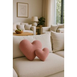 Perna, Teddy Kalp Big, 42x45x12 cm, Poliester, Roz imagine