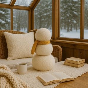 Perna, Kardan Adam, 55x25x19 cm, Poliester, Maro imagine