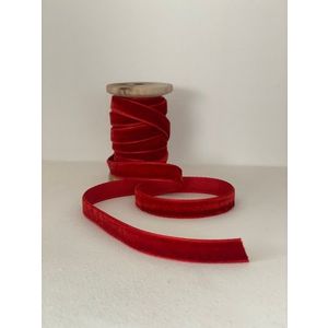 Ornament de brad de Crăciun, BSY613, 4.3x6 cm, Catifea, Rosu imagine