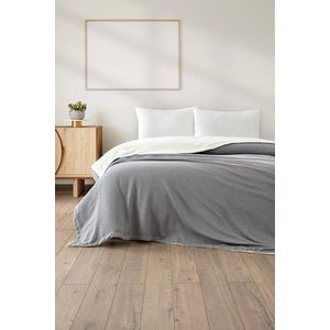 Patura Double, L'essentiel Maison, Likya, Amestec bumbac, Gri imagine
