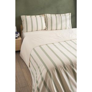 Lenjerie de pat dubla, L'essentiel Maison, Asos, Bumbac, Verde imagine